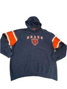Chicago Bears Hoodie Sweatshirt Mens 2XL Blue NFL Team Apparel Embroidered Logo - Picture 1 of 15