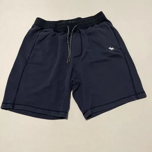 Abercrombie Fitch  Drawstring Sweat Shorts Men's Medium Blue Pull On 8” Inseam - Picture 1 of 6