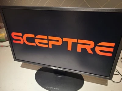 Monitor LCD pantalla ancha Sceptre J20 1600x900 75Hz cable de alimentación de 20 pulgadas probado funciona Foto 1 de 4