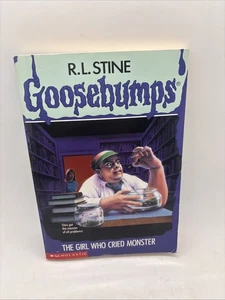 1993 R.L. Stine The Girl Who Cried Monster Goosebumps Book 1st Print/ Edition - Picture 1 of 2
