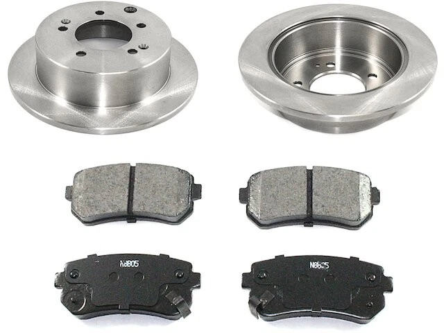 Kit de pastillas de freno trasero y rotor para Kia Forte Koup 2010-2013 2011 2012 NT556MQ Foto 1 de 1