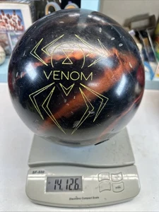 Hammer Venom palla da bowling usata 14 libbre 12 oz - Foto 1 di 8