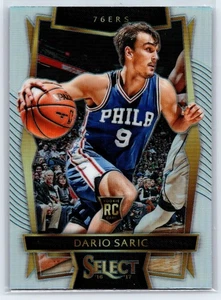 DARIO SARIC - 2016-17 Panini Select #82 Silver - Rookie - Philadelphia 76ers - Picture 1 of 2