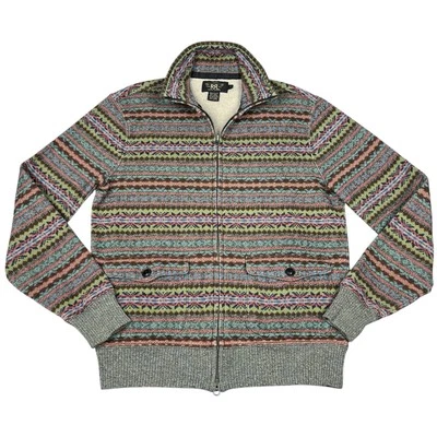 RRL Double RL Ralph Lauren Cardigan Sweater Mens Small Southwestern Fleece Zip - Image 1 of 4