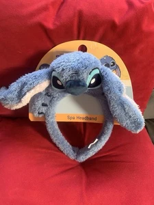 Disney Stitch Fluffy Headband Make Up Band Head Band Spa Hair Band Brand New - Picture 1 of 5