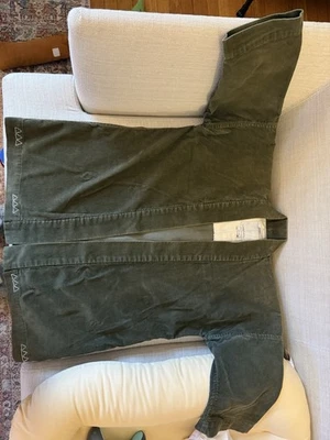Chaqueta kimono de pana Visvim verde para hombre talla pequeña 1 Foto 1 de 4