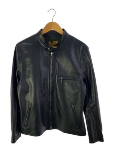 Y’2 LEATHER Jacket Leather Black Single Rider Jacket Size 42 - Picture 1 of 5