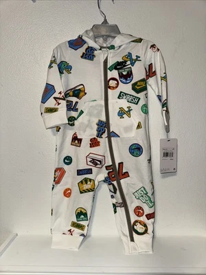 Nike Bebé Niños Mono Polar Cremallera 18 Meses Blanco Nuevo Foto 1 de 4