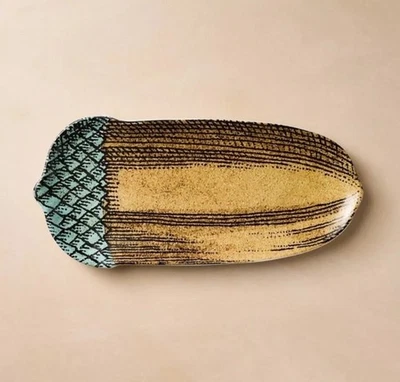 NUEVO Plato para servir de gres John Derian para Target Bellot 15x7 decoración de otoño Foto 1 de 2