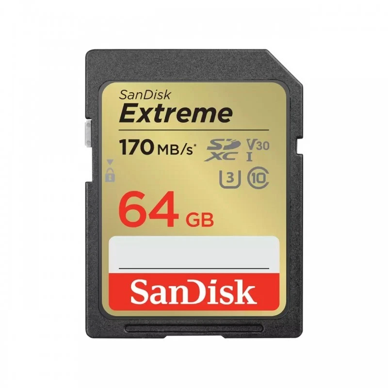 SanDisk Extreme 64 GB SDXC UHS-I Classe 10 - Immagine 1 di 1