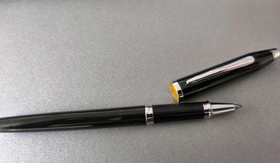 A.T. Cross Century II Rollerball Lackschwarz Silber - Bild 1 von 2