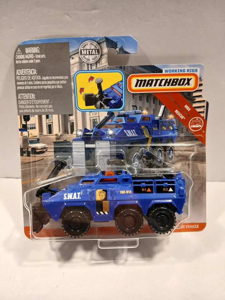 MATCHBOX Working Rigs MBX SWAT Metro Tactical Rescue Vehicle Tac-V12 - Image 1 of 2