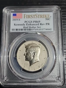 2019-S F.S. KENNEDY HALF Clad ENHANCED REVERSE PR69 PCGS Free Shipping  - Picture 1 of 2
