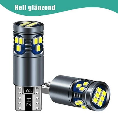 2X T10 W5 W 18SMD Canbus Standlicht Beleuchtung Birne Lampe Weiß für VW AUDI BMW - Bild 1 von 4