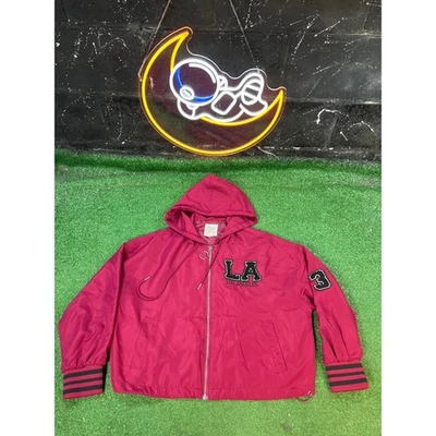 Cali 1850 Hooded Jacket Full Zip Burgundy Womens size Small - Image 1 of 4