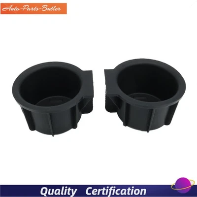 1 Pair NEW Front Center Console Cup Holder Rubber Insert For 09-14 Ford F-150 US - Image 1 of 4