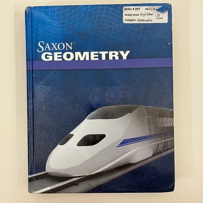 Saxon Geometry Student Edition Hardcover 2009 NMH Supplemental Publishers Math Foto 1 de 4