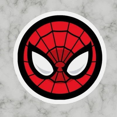 Spiderman, Spidey, Marvel, Superhero, Cool, Fun Glossy Vinyl sticker, Decal - Image 1 of 2