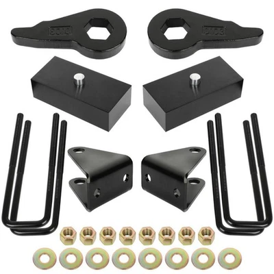 3" Front & 1.5" Rear Leveling Lift Kit For 2001-2010 Chevrolet Silverado 1500HD Foto 1 de 4