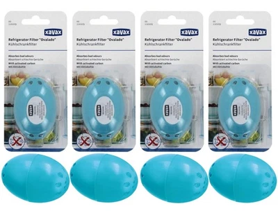 4x PACK Xavax Universal Geruchs-Filter Aktivkohle Kühlschrank-Filter Luft-Filter - Bild 1 von 4