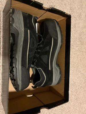 DieHard JUPITER 2 钢制鞋头工作鞋黑色麂皮绒皮革运动鞋男式 7.5 — 第 1/4 张图片