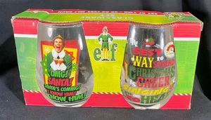 Elf The Movie~Will Ferrell~20 Oz Tumblers~Set of 2~New! - Picture 1 of 8