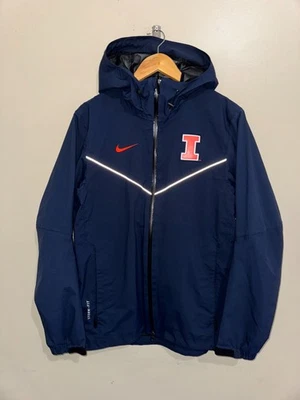 Nike Illinois Fighting Illini Team Issue PE Rain Storm-Fit Jacket Men's S NEW - Image 1 of 4