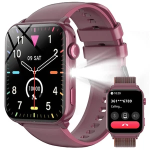 Mujeres Alexa Reloj Inteligente Fitness Bluetooth Llamada Reloj para Android Iphone Samsung - Imagen 1 de 12