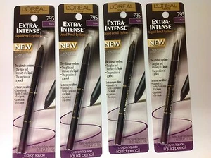 ( LOT OF 4 ) L'Oreal Extra-Intense Liquid Pencil Eye Liner PLUM #795 NEW. - Picture 1 of 3