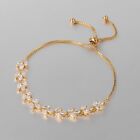 Marquise Crystal Leaf Bracelet Cubic Zirconia Bridal Wedding Jewelry Accessories