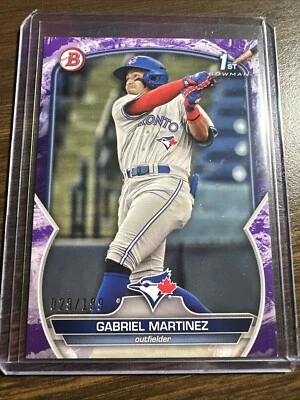 2023 Bowman - Prospects Purple Pattern #BP-45 Gabriel Martinez /199 (RC) - Image 1 of 3