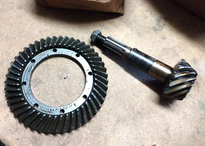 1953-54 Hudson Jet 46-13 Ring & Pinion 309263 NOS - Imagem 1 de 4
