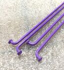 Bicycle Spokes & Nipples - 14G - PURPLE (CHOOSE YOUR LENGTH) 4pc. increments