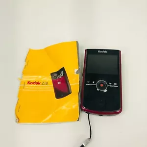 PARTS Kodak Zi8 High Definition Pocket HD Camcorder & SD Card FOR PARTS ONLY - Picture 1 of 8