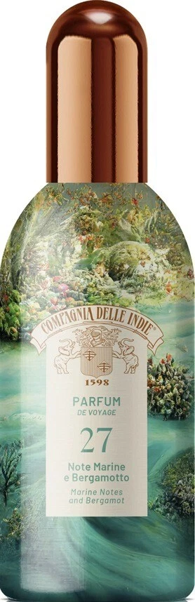 COMPAGNIA DELLE INDIE PARFUM DE VOJAGE 27 NOTE MARINE E BERGAMOTTO PROFUMO 100ML - Immagine 1 di 1