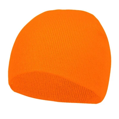 Top Headwear Cuffless Beanie For Men Women, Unisex Short Beanies Skull Cap - Image 1 of 4