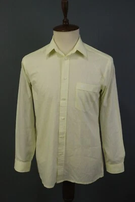 Camisa Pierre Balmain Vintage Amarilla Manga Larga Abotonada Foto 1 de 4