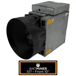 Antminer S17 Front + PSU to 10 Inch - Fan Shroud Adapter Silencer Cooling Crypto - Picture 1 of 3