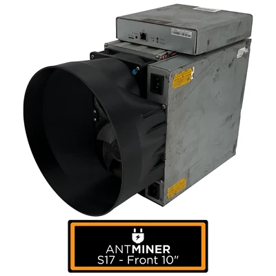 Antminer S17 Front + PSU to 10 Inch - Fan Shroud Adapter Silencer Cooling Crypto - Image 1 of 3