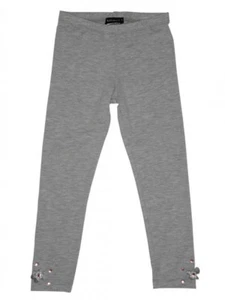 Kate Mack NEW Girls Gray Leggings Sizes 4, 5, 6  NWT - Picture 1 of 3