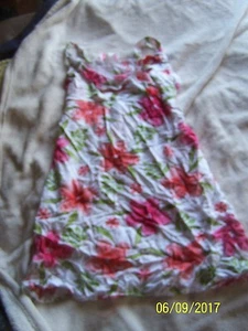 Girls Ruffled Floral Dress by Zoey, ties back in Excellent Shape, Needs Ironing - Picture 1 of 3