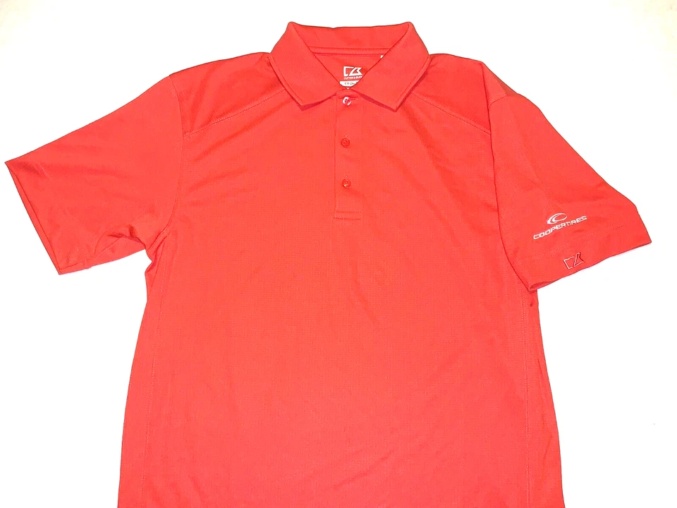 Polo de golf Cooper Tires bordado Cutter & Buck ¡Nuevo! PEQUEÑO Foto 1 de 1