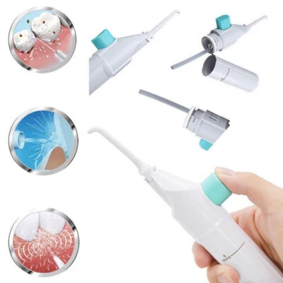 Power Floss Dental Water Jet Air Powered Teeth Deep Cleaning Flossing System - Image 1 of 4