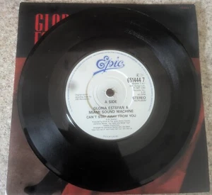 SOUL FUNK LATIN 45: Gloria Estefan Can't Stay Away From You UK Pic Sleeve - Picture 1 of 2