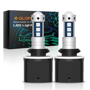 2X GLOFE 880 890 892 893 899 Super Bright Blue LED Fog Light Car Driving Bulbs - Picture 1 of 7