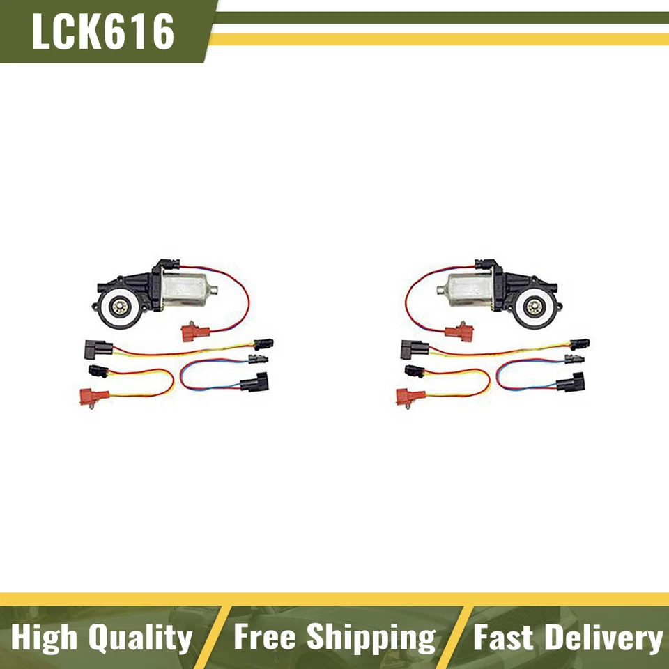 Juego de 2 pares de motores de ventana eléctrica delantera trasera Dorman para Chrysler Dodge Plymouth Foto 1 de 4