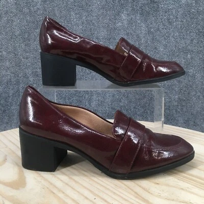 Zapatos LifeStride para mujer 9 W Brittany Penny zapatos de salón granate imitación cuero tacones Foto 1 de 4