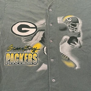 Vintage 1998 Green Bay Packers NFL Game Day Button Down Shirt in Size XL - Picture 1 of 8