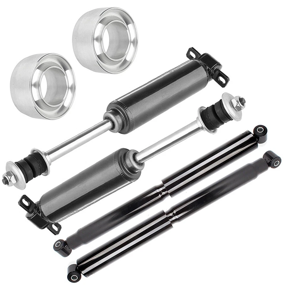 2x 2.5" Front Leveling Kit & Full Shocks Struts For 1997-2004 Dodge Dakota 2WD - Изображение 1 из 4