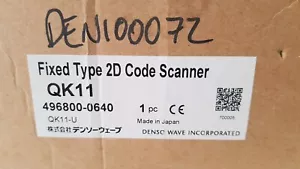 Genuine Denso QK11-U Fixed Type 2D Code Barcode Scanner 4968000640 New See Pics - Picture 1 of 4